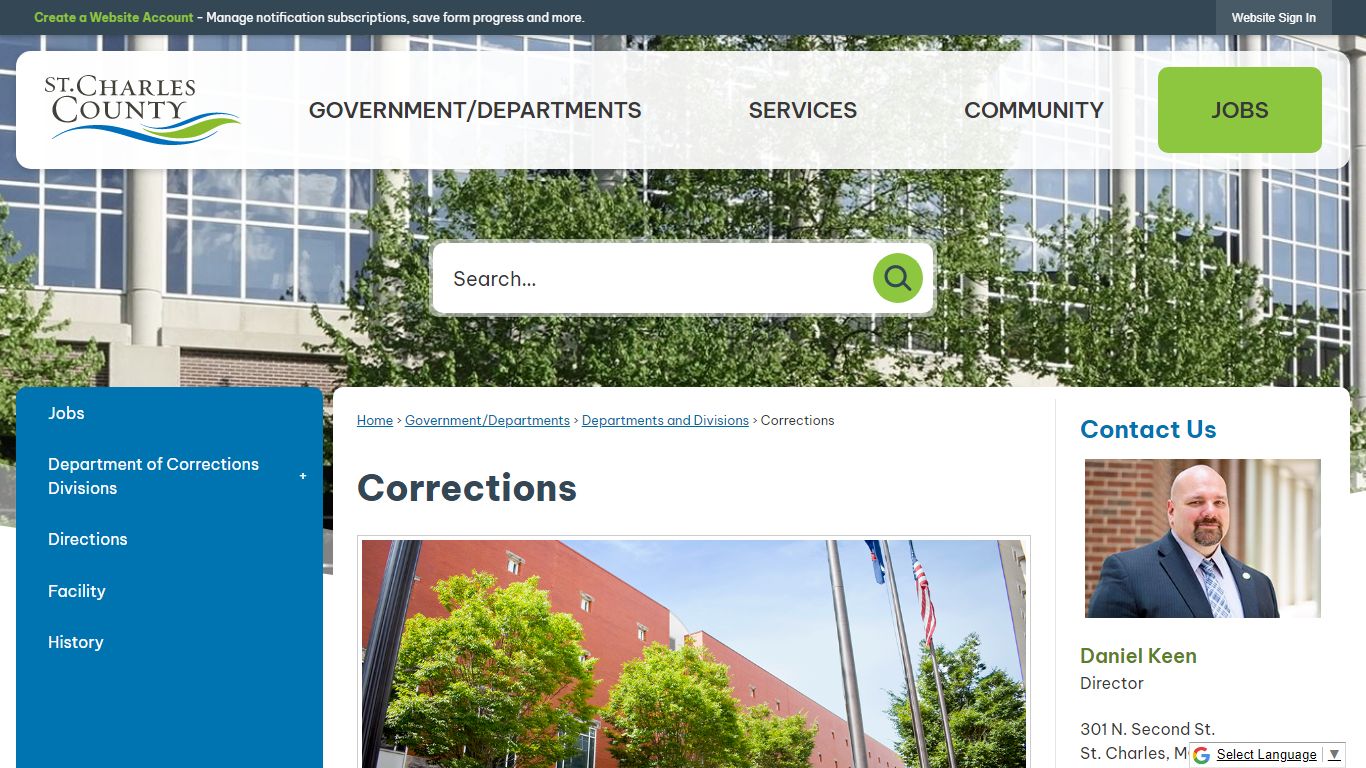 Corrections | St Charles County, MO - Official Website